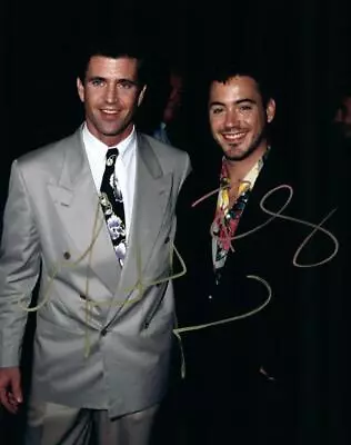 Mel Gibson Robert Downey Jr Autographed 8x10 Picture Signed Photo And COA • $67.94