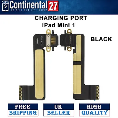 Black Charging Port Dock Connector Replacement Flex Cable For IPad Mini 1st Gen • £2.99