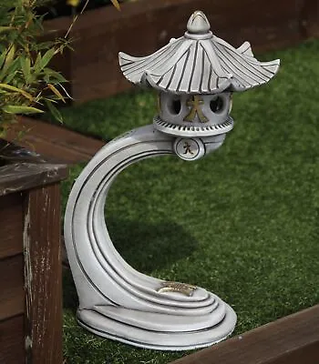 Small Curved Japanese Pagoda Stone Garden Ornament • £219.99