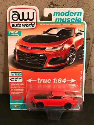 2021 Auto World Orange 2019 Chevrolet Camaro ZL1 1LE Release 2 Version A • $10.99