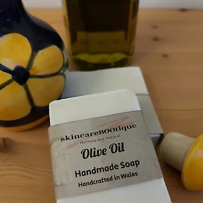 Handmade Natural Olive Oil Soap Vegan Friendly Suitable For Sensitive Skin/gift • £3.50