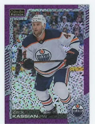 2020-21 O-Pee-Chee Platinum Violet Pixels Zack Kassian - Edmonton Oilers /399 • $6.50