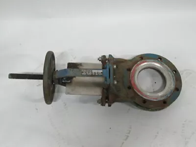 Dezurik 9093203 Knife Gate Valve Size 6  150PSI Body CI Liner 304 USED • $499.99