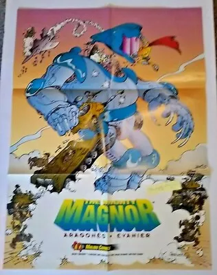 The Mighty Magnor 1993 Sergio Aragones Mark Evanier PROMO Poster Malibu Comics • $19.95