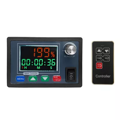 DC 10-55V 40A LCD PWM DC Motor Speed Controller Reverse Time Wireless Remote US • $29.49