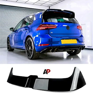 VW Golf R Oettinger Style Rear Gloss Black Boot Spoiler Wing MK7 MK7.5 • £79.95