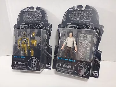 Star Wars Black Series 3.75 2014 Han Solo Carbonite #19 C-3po #16 Lot • $15.50