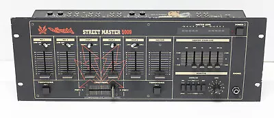 Vintage Vestax Streetmaster 5009 DJ Rack Mixer Rap Scratch W Transformer Switch • $449.99