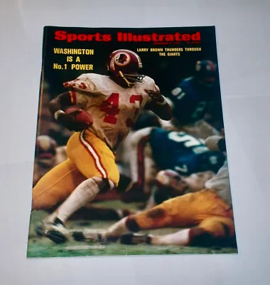 1972 NO LABEL Sports Illustrated LARRY BROWN Washington REDSKINS !  • $11.99