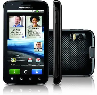 Motorola ATRIX 4G MB860 Black Smartphone Camera Unlocked 4.0  • $87