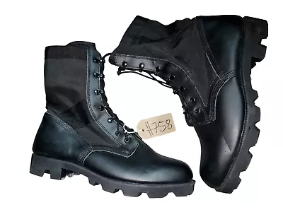 NEW WELLCO Army Issue Black Combat Jungle Boots Size 11M UK #758 • $95.64