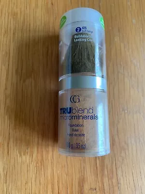 New & Sealed COVERGIRL TRUblend Microminerals Powder Foundation - BUFF BEIGE 425 • £7.99