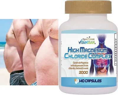 Magnesium Chloride Citrate Chelated Triple Complex Antioxidant Antiinflammatory • $13.65