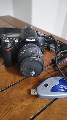 Nikon D D90 12.3MP Digital SLR Camera - Black (Kit W/ VR II 18-200mm Lens) • $200