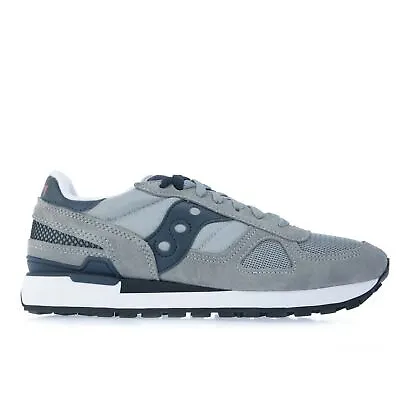 Men's Saucony Shadow Original Lace Up Trainers In Grey • £59.99