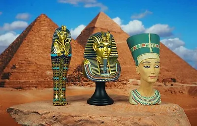 Egypt Egyptian Civilization Pyramid Pharaoh King Tut Nefretiti Mummy K1166 ABC • £7.71