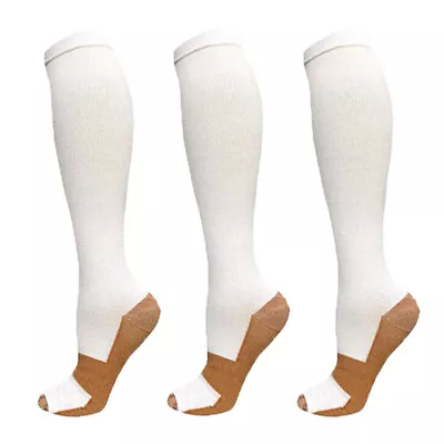 Compression Flight Socks Unisex Miracle Travel Anti Swelling Fatigue Dvt Support • $17.98