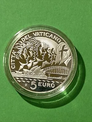  Vatican 5 Euro Silver Proof 2008 • $88