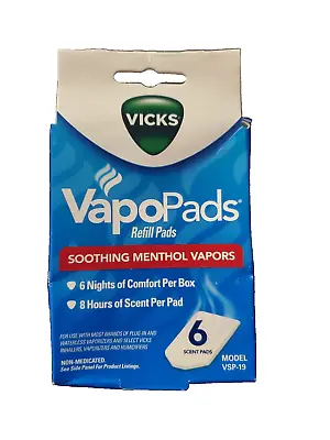 Vapopads Refills Vicks  (GS39) Soothing Menthol Vapors. • $7.99
