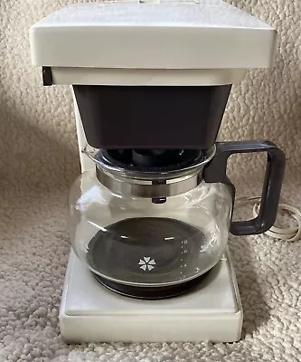 Vintage Mr. Coffee SR-10 10-Cup Automatic Brewing System White Coffee Maker • $21.94