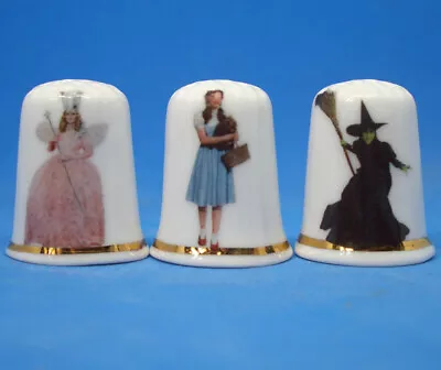 £9.95 • Buy Birchcroft Thimbles -- Set Of Three -- Wizard Of Oz Standing