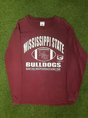 2000 Mississippi State Bulldogs - Vintage College Football Longsleeve (Small) • $44