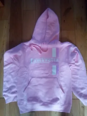 Lambretta Pink Limited Edition White/purple Hoody Mod Skin Lambretta Vespa • £14.99