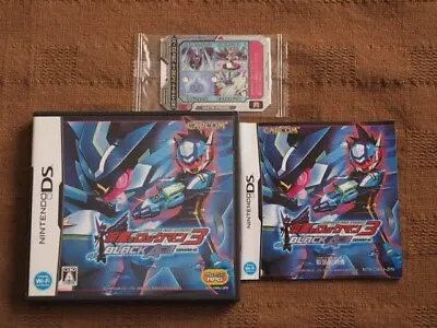 Rockman 3 Mega Man Star Force Black Ace Nintendo DS  Japan With New Card F/S • $130