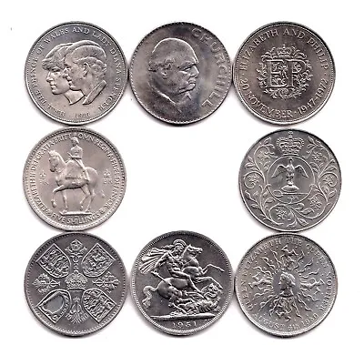 £1 • Buy Various British Crown Coins Choose From 1951 1953 1960 1965 1972 1977 1980 1981