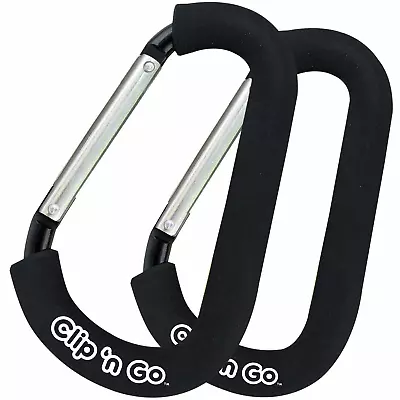 PBnJ Baby Stroller Hooks For Hanging Diaper Bags - Mommy Stroller Clip And Hook • $22.16
