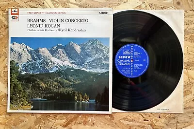 Kogan Violin PO Kondrashin Brahms Concerto D Major HMV SXLP 30063 Stereo NM • $30