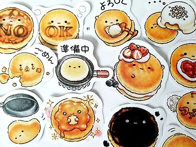 15PCS Bujo Cute  Diary Pancake Food Stickers Japanese Journal Korean Laptop • $3.20