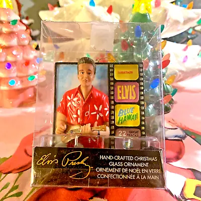 New In Package NIP Elvis Presley Blue Hawaii Movie Christmas Ornament Xmas Adler • $15.96