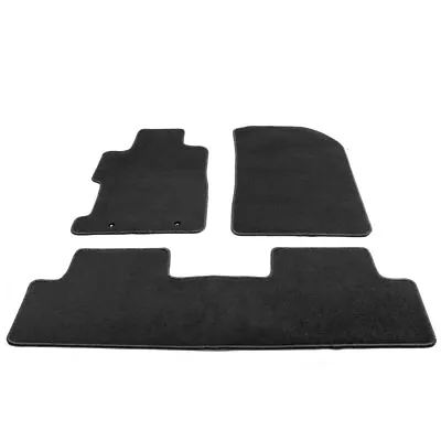 For Honda Civic Nylon Black Floor Mats Front Rear Interior Car Carpets Non-slip • $54.99