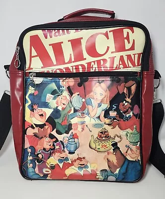 Disney Alice In Wonderland Red Shoulder  Bag Vintage Read Description • $50