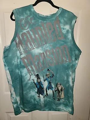 $29.99 • Buy Disney Parks Haunted Mansion Hitchhiking Ghosts Muscle Shirt : Size Xl - Nwt