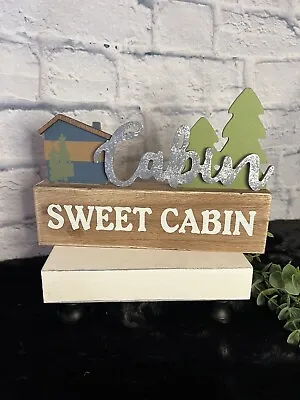 Cabin Sweet Cabin Sign - Home Decor • $7