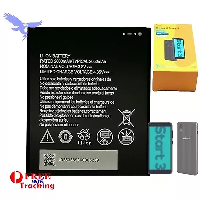 Replace Battery For Optus X Start 3 ZTE P501 Free Shipping • $24.98