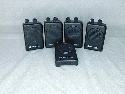 Lot Of 5 Motorola Minitor V 5 VHF 151-158.9975mhz 1/2 Channel Pagers With Batt • $250