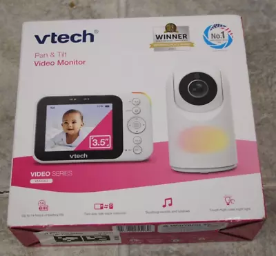 NEW Vtech Pan & Tilt Video Monitor And Camera 3.5” Monitor Video Series VM4263 • $39.95