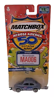Matchbox Across America Massachusetts 1962 VW Beetle 50th Birthday Series • $12.97