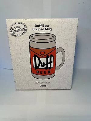 Duff Beer Ceramic Mug The Simpsons Typo • £14.95