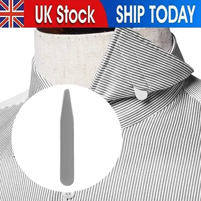 2/10Pcs Metal Collar Stays Bone Stiffeners For Men's Shirt Insert Stay 3 Sizes • £5.25