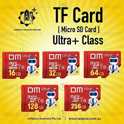 DM  32GB 64GB 128GB 256GB TF Card Class10 Ultra+ Smart Camera Memory Card AU • $8.99