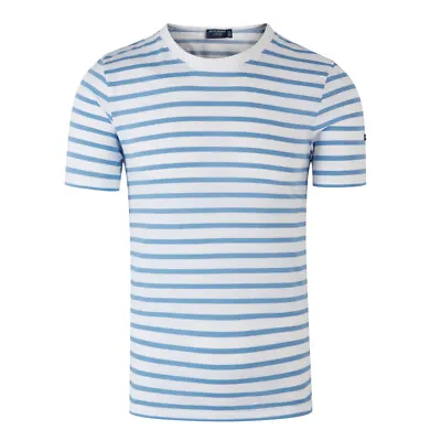 Mens Saint James Neige/Oxygene Plouider T-Shirt M • £29.98