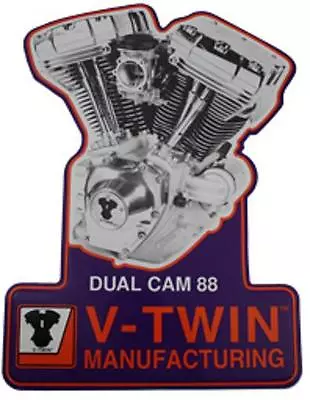 V-Twin Harley Davidson Twin Cam Engine Tin Sign TC Dual Cam Motor Metal Plaque • $29.99