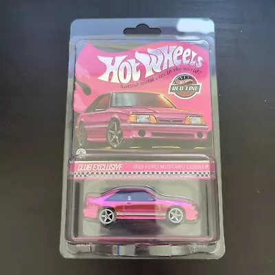 Hot Wheels RLC 24th National Convention Pink 1993 Ford Mustang Cobra R • $50.99