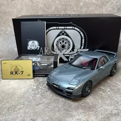 1/18 Scale POLAR MASTER Mazda RX7 SPIRIT R Metal Diecast Car Model Gray • $214.99