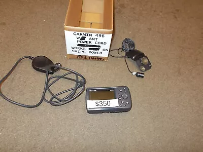 Garmin 496  Gps W/ 1  Antenna • $350