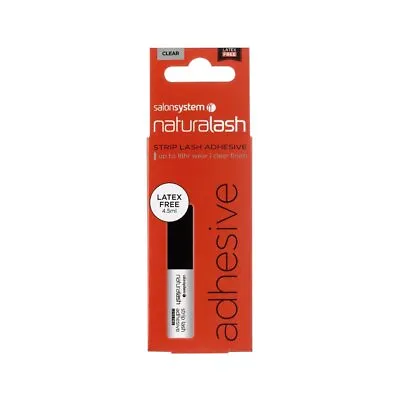 SalonSystem Naturalash Latex Free Strip Lash Adhesive Clear 4.5ml • £3.10